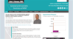 Desktop Screenshot of cosmeticdentistryofwny.com